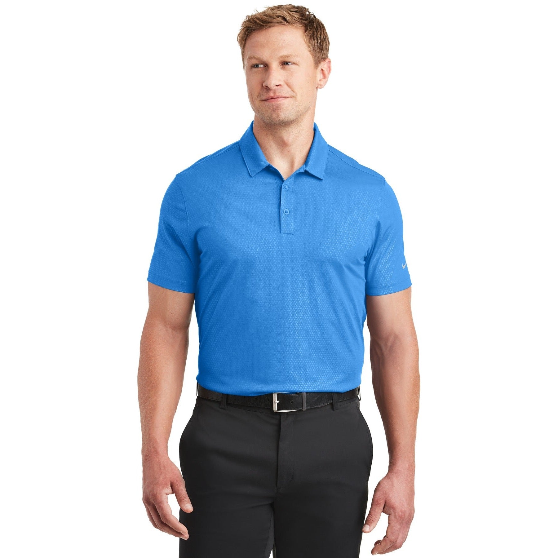 Nike-Nike Dri-FIT Embossed Tri-Blade Polo. 838964-MedTech-2